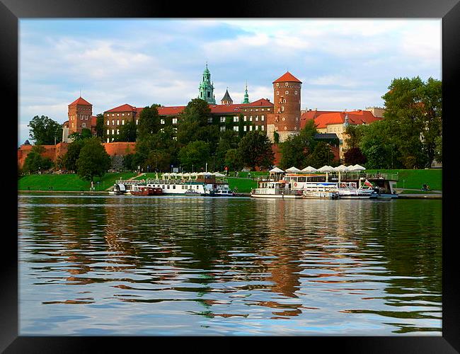  wawel castle reflection Framed Print by dale rys (LP)