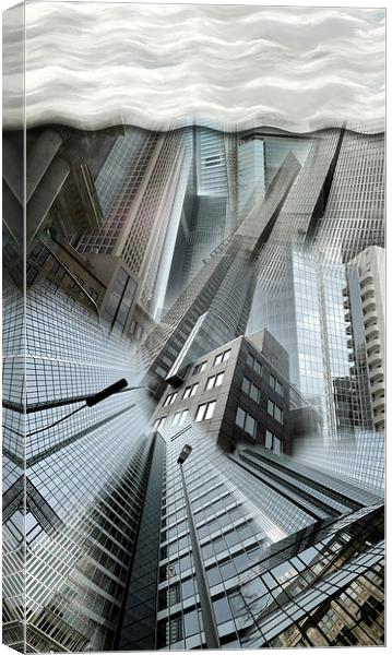  Skyscraper Canvas Print by Florin Birjoveanu