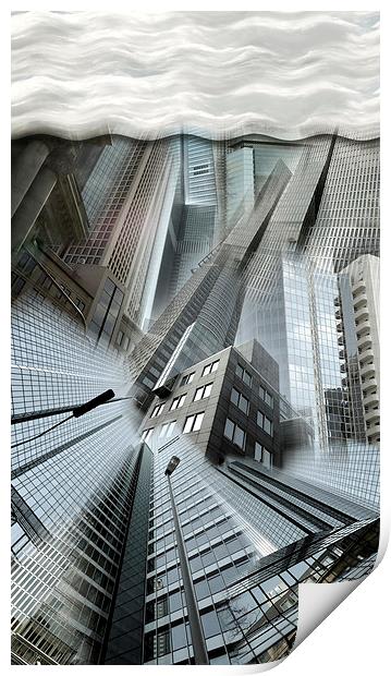  Skyscraper Print by Florin Birjoveanu