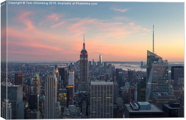 NEW YORK CITY 03 Canvas Print by Tom Uhlenberg