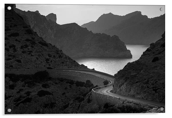  Road to Cap de Formentor Acrylic by Leighton Collins