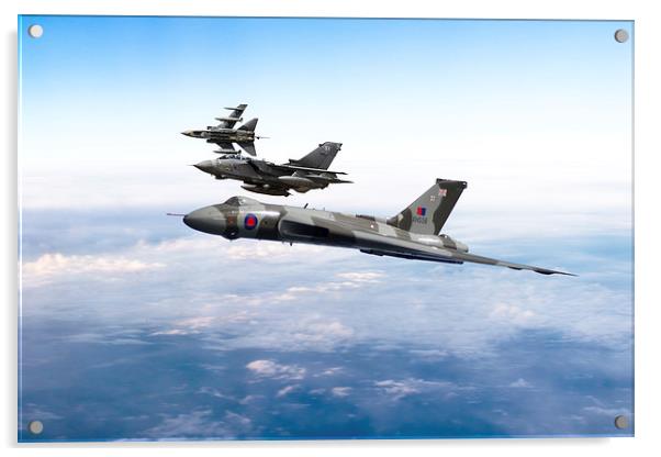 The RAF Pay Tribute Acrylic by J Biggadike