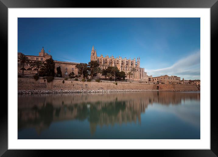  Palma Cathedral Framed Mounted Print by Leighton Collins
