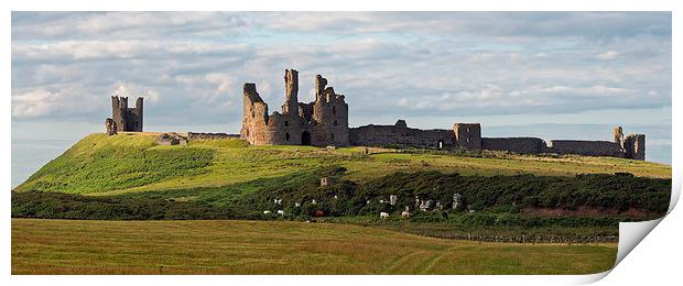  Dunstanburgh Castle Print by Paul M Baxter