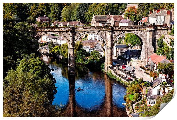  Knaresborough Viaduct Print by Paul M Baxter