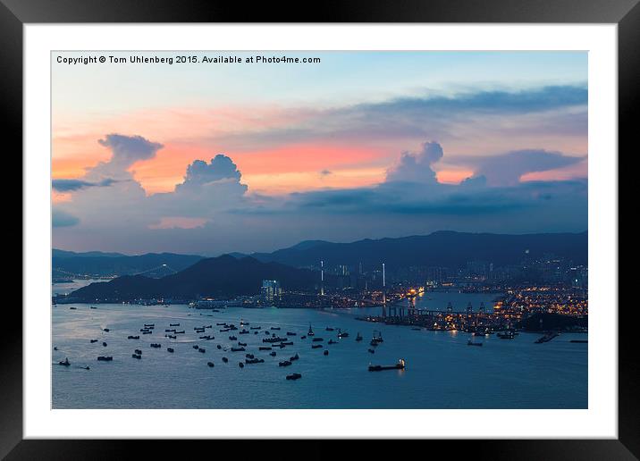 HONG KONG 02 Framed Mounted Print by Tom Uhlenberg