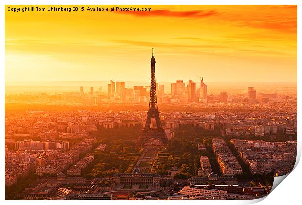 PARIS 14 Print by Tom Uhlenberg