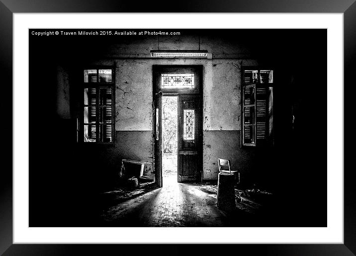  This is the way, step inside Framed Mounted Print by Traven Milovich