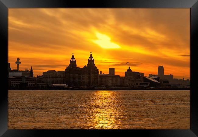  Good Morning Liverpool Framed Print by Rob Lester