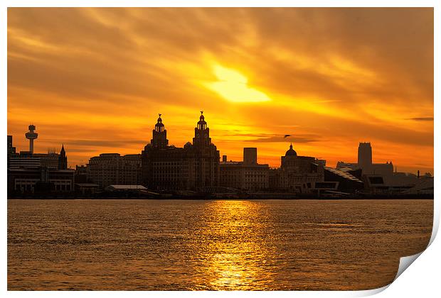  Good Morning Liverpool Print by Rob Lester