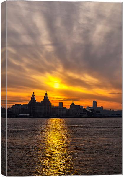  Liverpool welcomes the Morning Canvas Print by Rob Lester