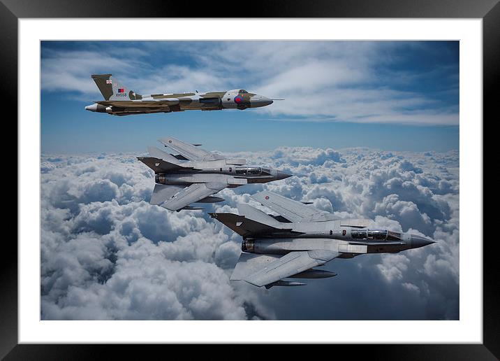  Vulcan Bomber Tornado GR4 Framed Mounted Print by Oxon Images