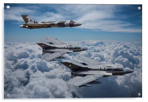  Vulcan Bomber Tornado GR4 Acrylic by Oxon Images