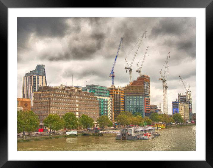 Lambeth Bridge View Framed Mounted Print by Clive Eariss