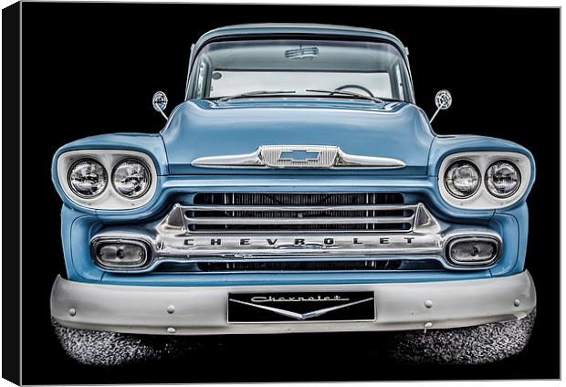 Chevrolet Pick Up Truck Canvas Print by Dave Hudspeth Landscape Photography