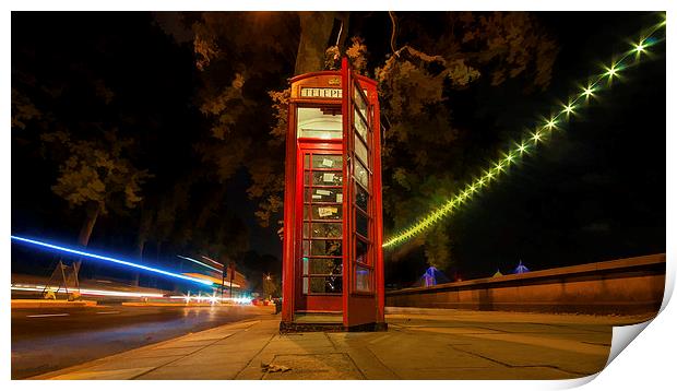  Red Phone Box Print by Colin Evans