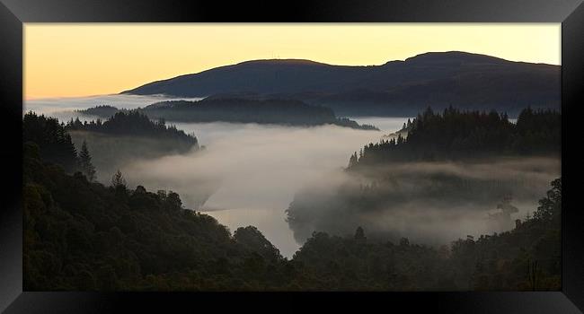  A new day in the Trossachs Framed Print by Stephen Taylor