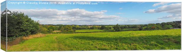 English countryside in Tanworth in Arden Canvas Print by Claudio Divizia