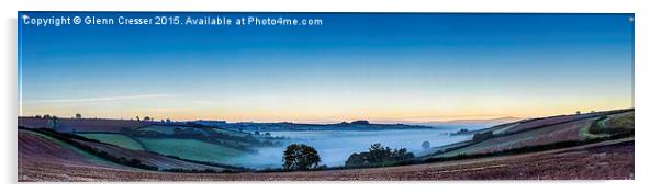  Early morning mist over Stokeinteignhead Acrylic by Glenn Cresser