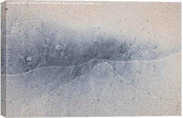 Wet sand abstract V Canvas Print by ELENA ELISSEEVA