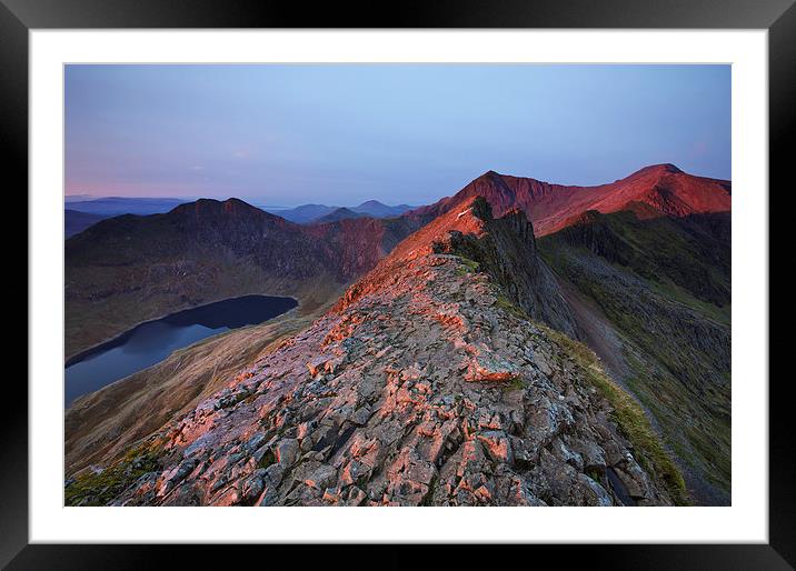  Crib Goch Framed Mounted Print by Rory Trappe