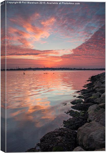 After the sun went down Canvas Print by Phil Wareham