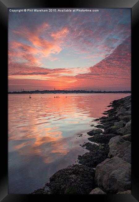  After the sun went down Framed Print by Phil Wareham