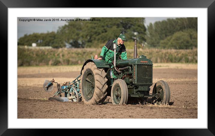 Cheshire Ploughing Match 2015 Framed Mounted Print by Mike Janik