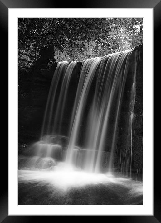 Cascade  Framed Mounted Print by Jed Pearson