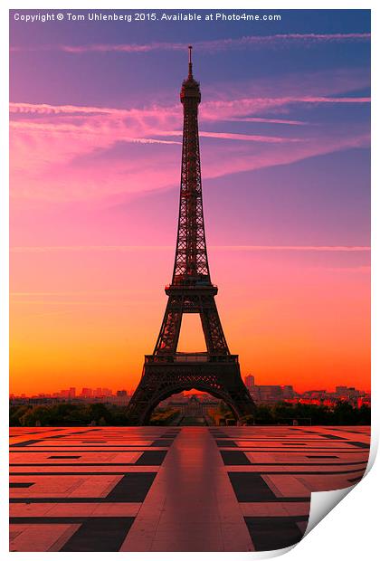 PARIS 03 Print by Tom Uhlenberg