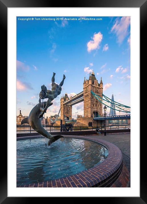 LONDON 05 Framed Mounted Print by Tom Uhlenberg