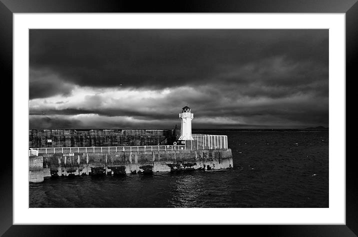The Lighthouse Framed Mounted Print by Tommy Reilly