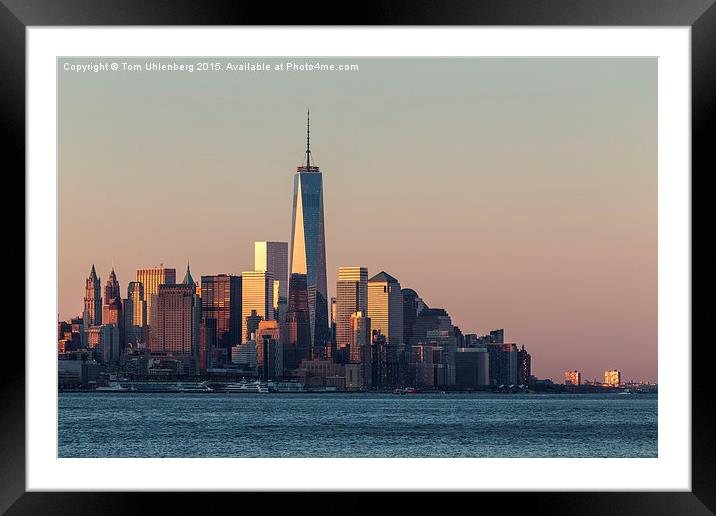 NEW YORK CITY 08 Framed Mounted Print by Tom Uhlenberg