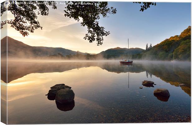  Ullswater Reflections Canvas Print by Jason Connolly