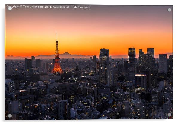 TOKYO 01 Acrylic by Tom Uhlenberg