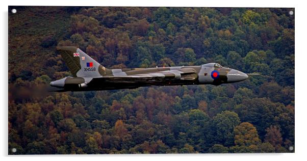 XH558 Vulcan Bomber Acrylic by Roger Green