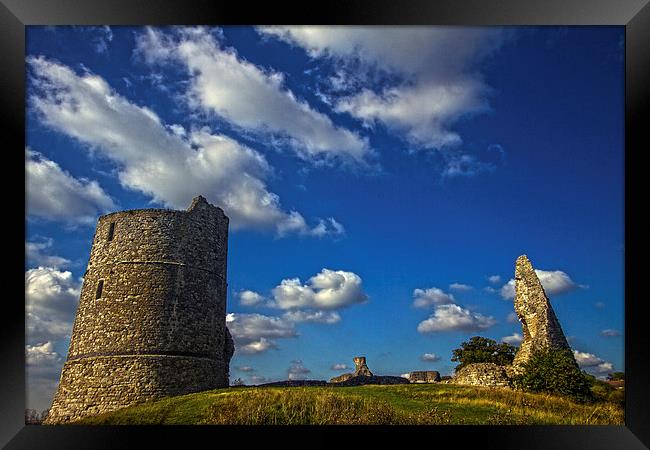 Hadleigh Castle Essex Framed Print by David French