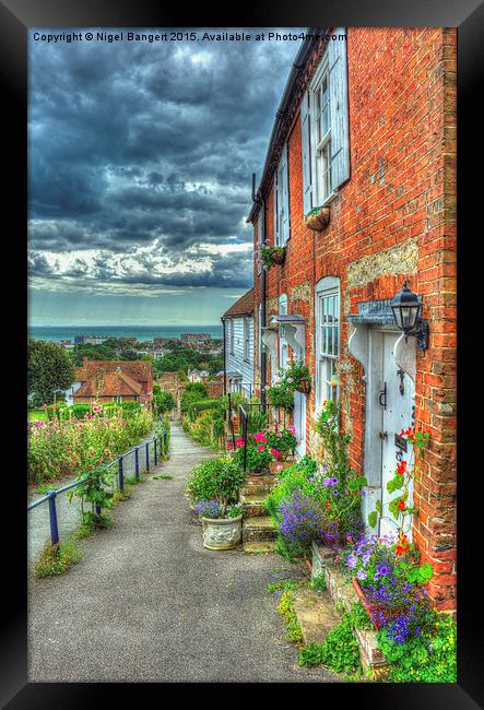  View from North Road Framed Print by Nigel Bangert