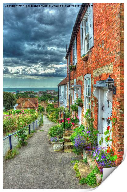  View from North Road Print by Nigel Bangert