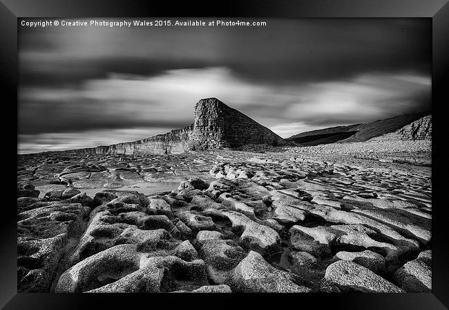 Nash Point on the Glamorgan Heritage Coast Framed Print by Creative Photography Wales