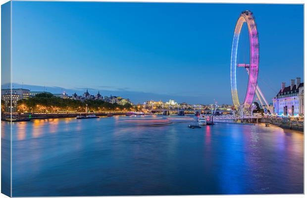 London Eye Canvas Print by Andy Evans