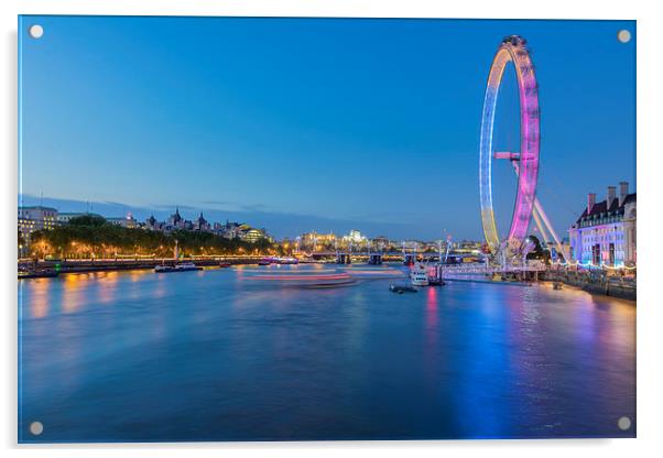 London Eye Acrylic by Andy Evans