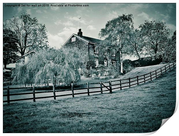  country house Print by Derrick Fox Lomax