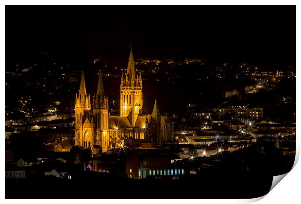 Truro Cathedral Print by Kelvin Rumsby