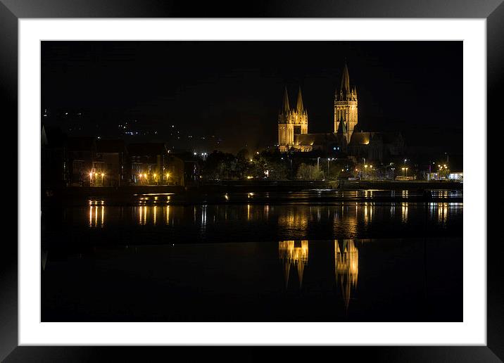 Truro Cathedral Framed Mounted Print by Kelvin Rumsby