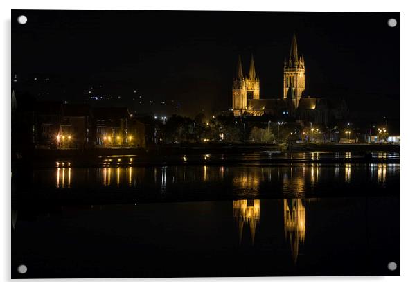 Truro Cathedral Acrylic by Kelvin Rumsby