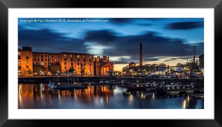 Salthouse Dock - Liverpool Framed Mounted Print by Paul Madden
