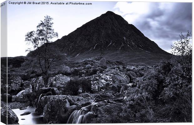 Majestic view of Stob Dearg Canvas Print by Jane Braat