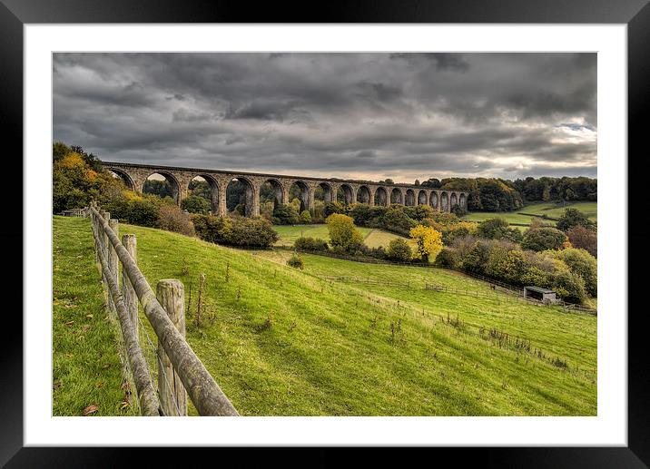  Cefn Mawr viaduct Framed Mounted Print by Rob Lester