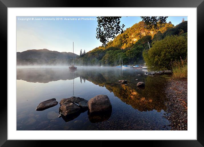  Ullswater Reflections Framed Mounted Print by Jason Connolly